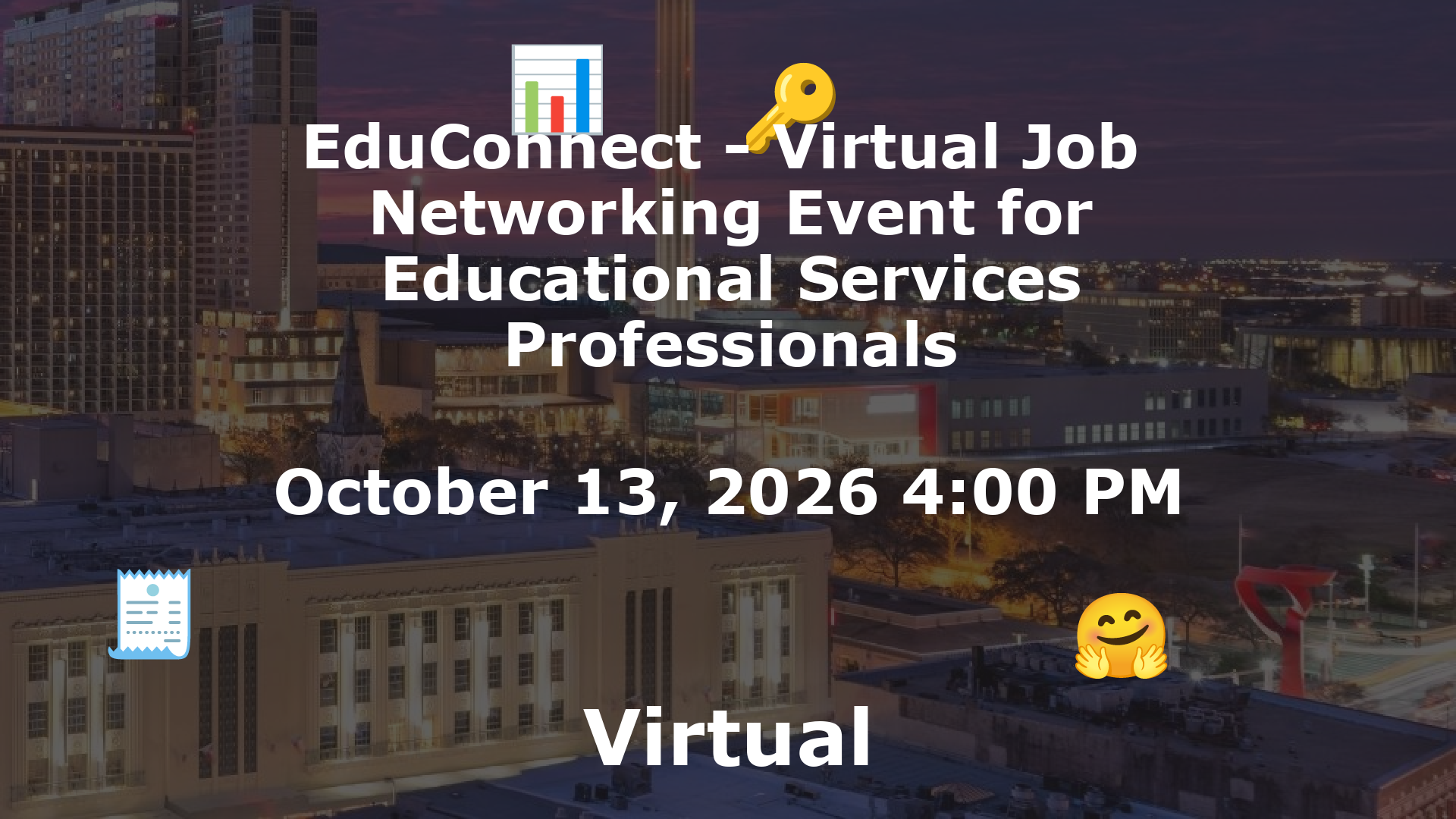 EduConnect - Virtual Job  Networking Event for Educational Services Professionals event image